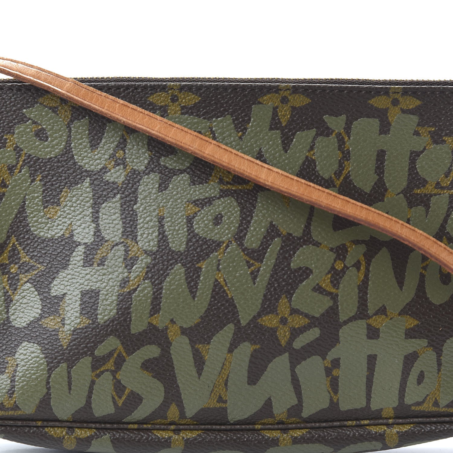 Louis Vuitton Monogram Graffiti Pochette Accessories Kaki 10 of 10