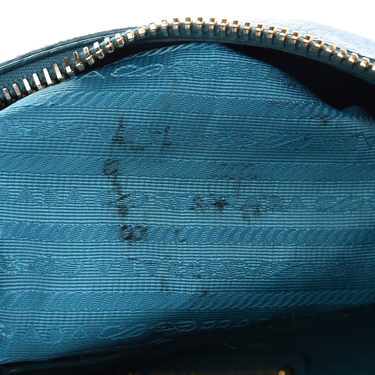 Vitello Daino Shopping Tote Turchese