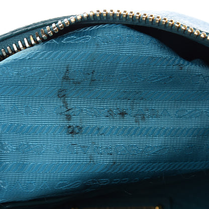 Prada Vitello Daino Shopping Tote Turchese 15 of 15