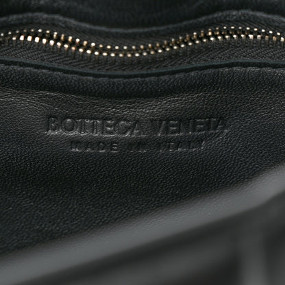 Bottega Veneta Lambskin Maxi Intreccio Padded Chain Cassette Crossbody Bag Black 6 of 11