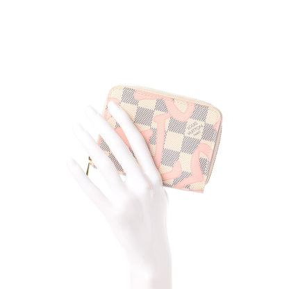 Louis Vuitton Damier Azur Tahitienne Zippy Coin Purse 2 of 8