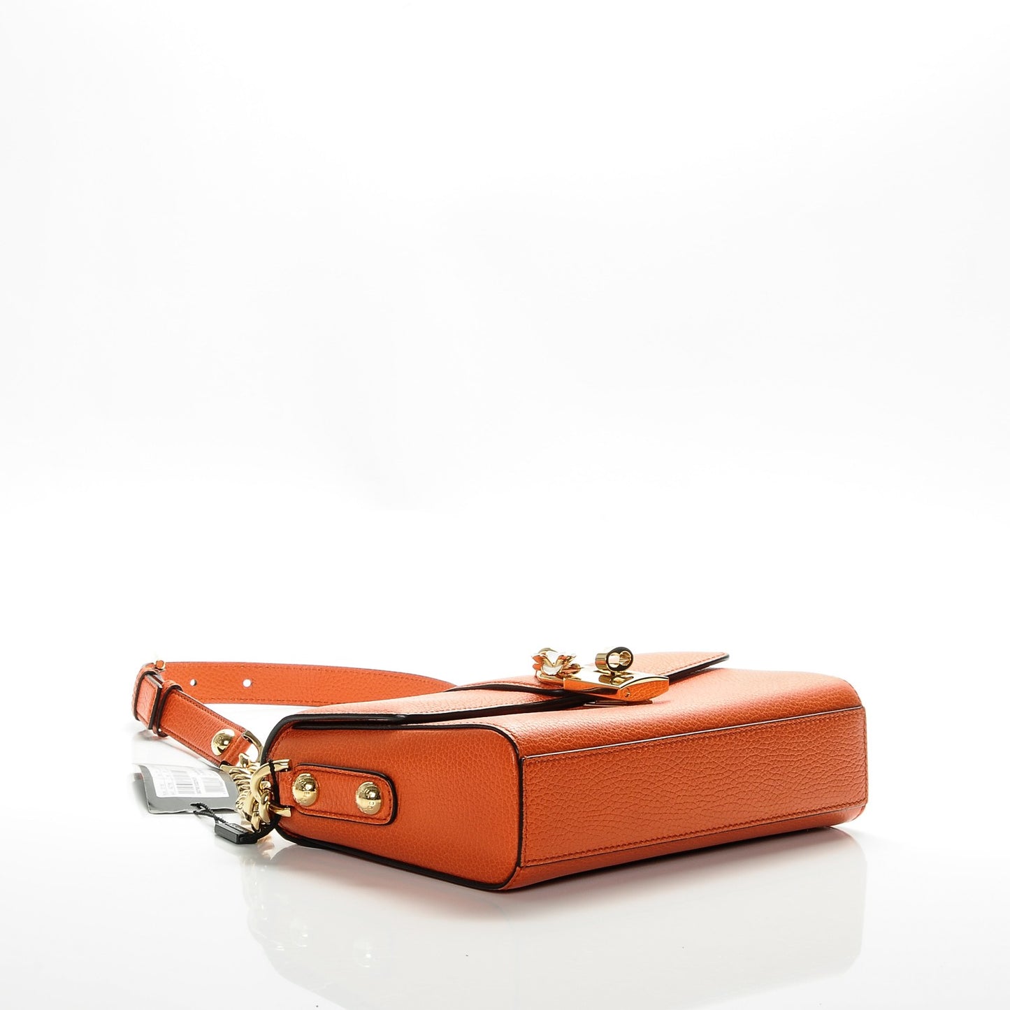 Calfskin Mini Miss Bonita Satchel Arancio