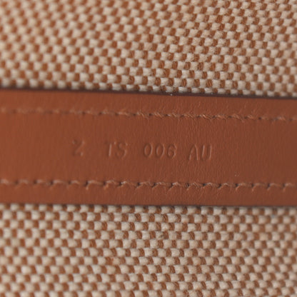 Hermes Swift Toile H Cabas H En Biais 27 Ecru Naturel Gold 6 of 9
