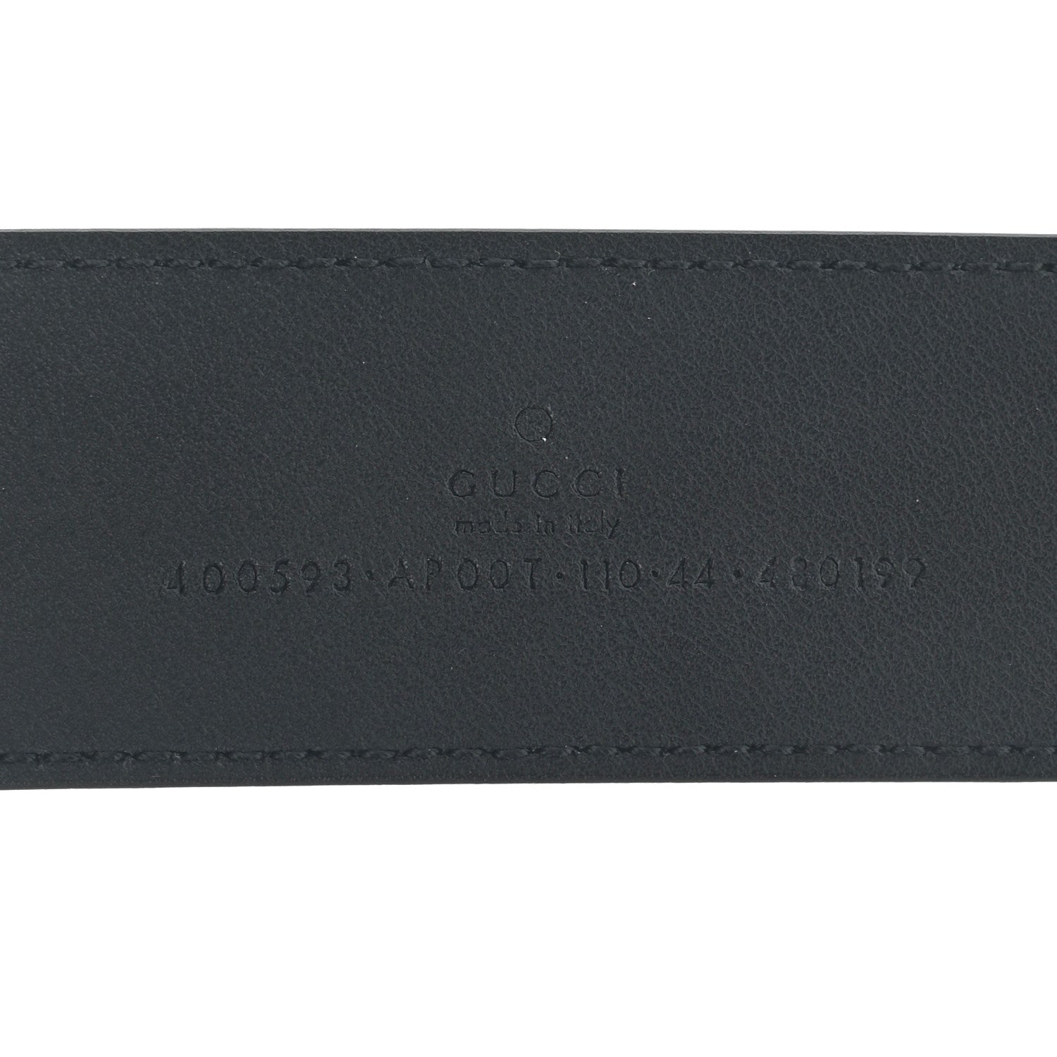 Gucci Calfskin Double G 40mm Belt 110 44 Black 3 of 4