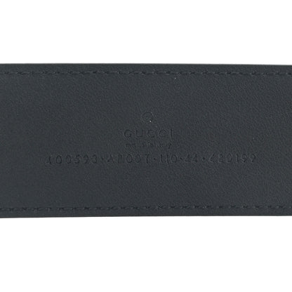 Gucci Calfskin Double G 40mm Belt 110 44 Black 3 of 4