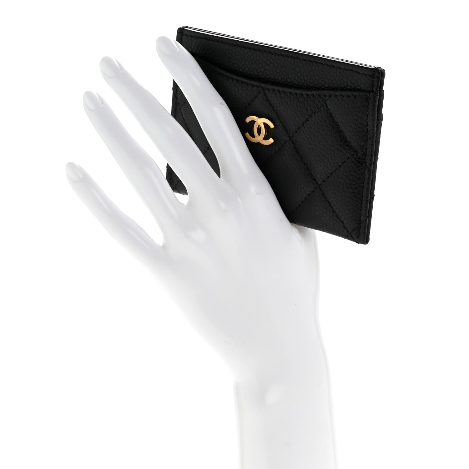 Chanel Caviar Quilted Card Holder Black 2 of 11