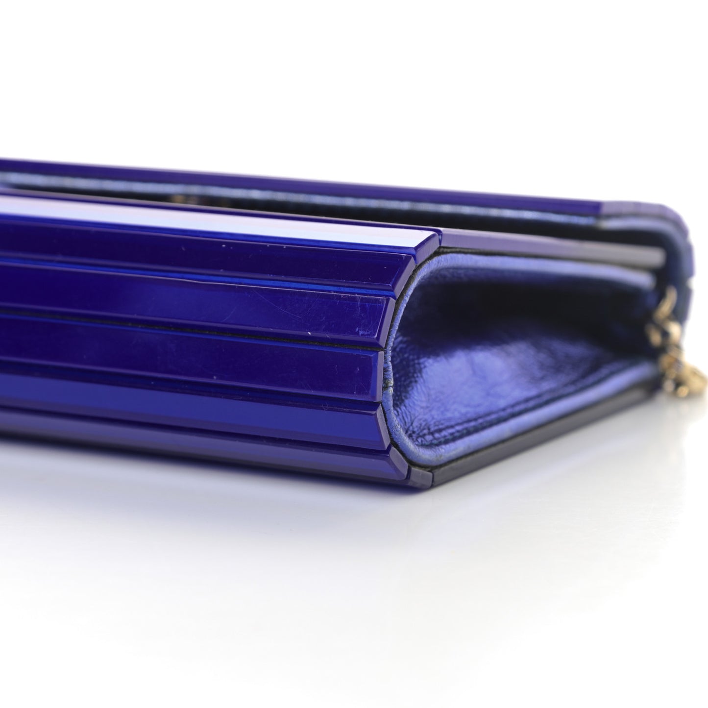 Acrylic Candy Clutch Blue