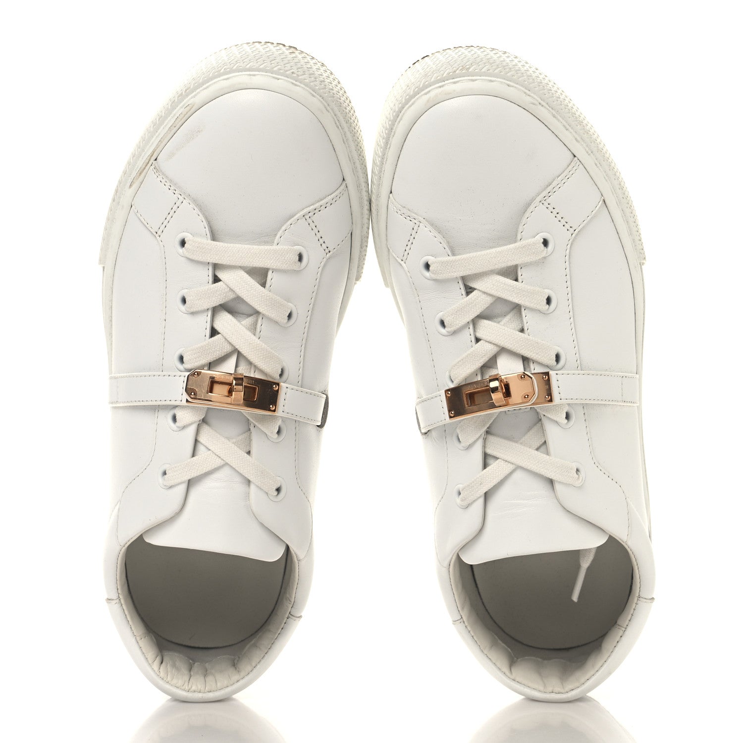 Hermes Calfskin Day Sneakers 40.5 White 2 of 10