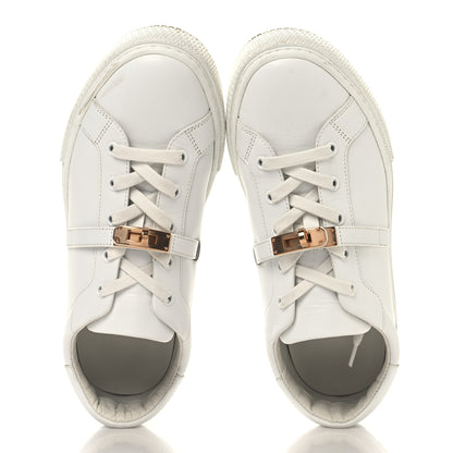 Hermes Calfskin Day Sneakers 40.5 White 2 of 10