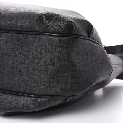 Fendi Zucchino Spalmati Vitello Medium Chiusura Tote Black 9 of 12