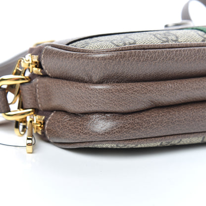 Gucci GG Supreme Monogram Web Mini Ophidia GG Bag Brown 11 of 14