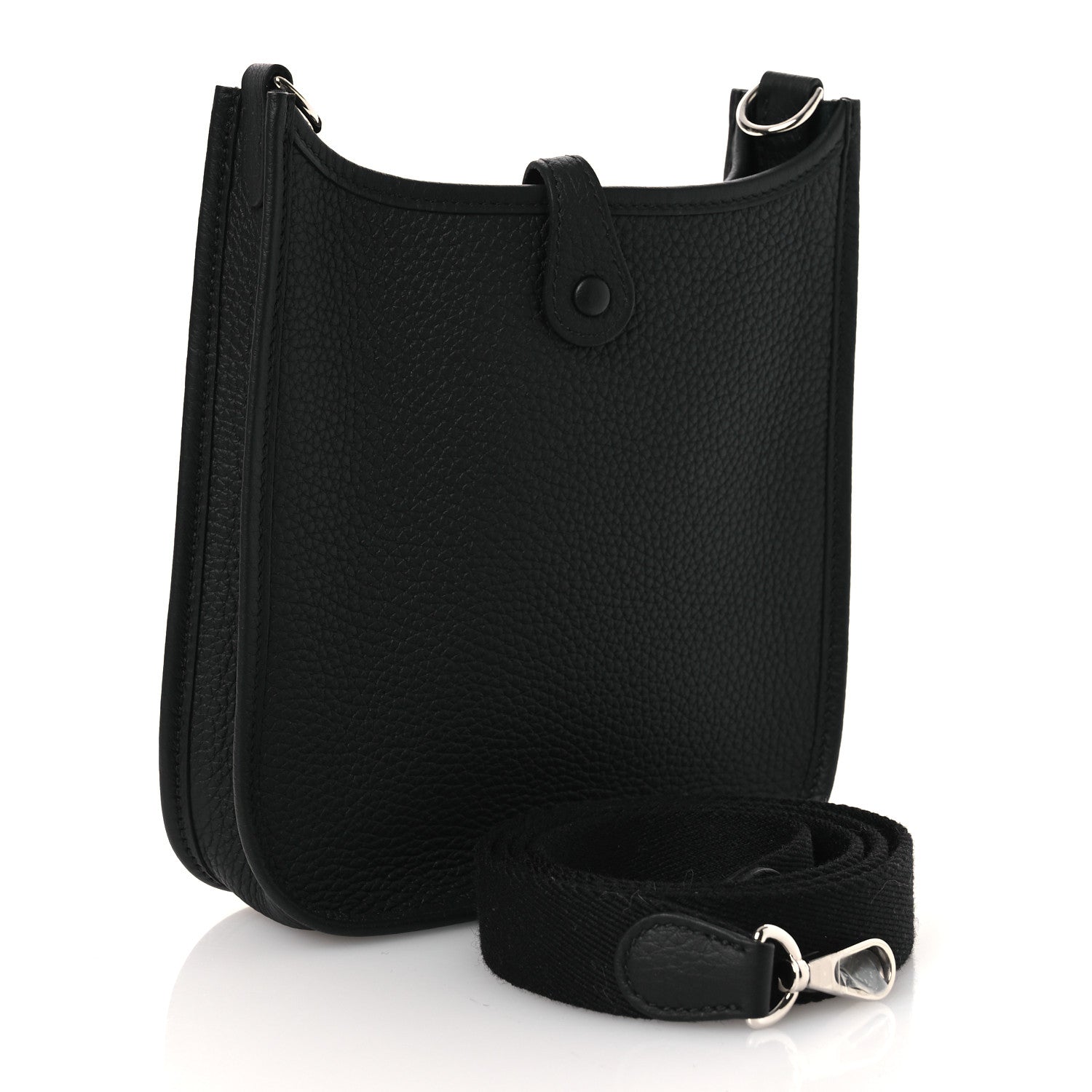 Hermes Taurillon Clemence Evelyne TPM Black 1832528 – FASHIONPHILE
