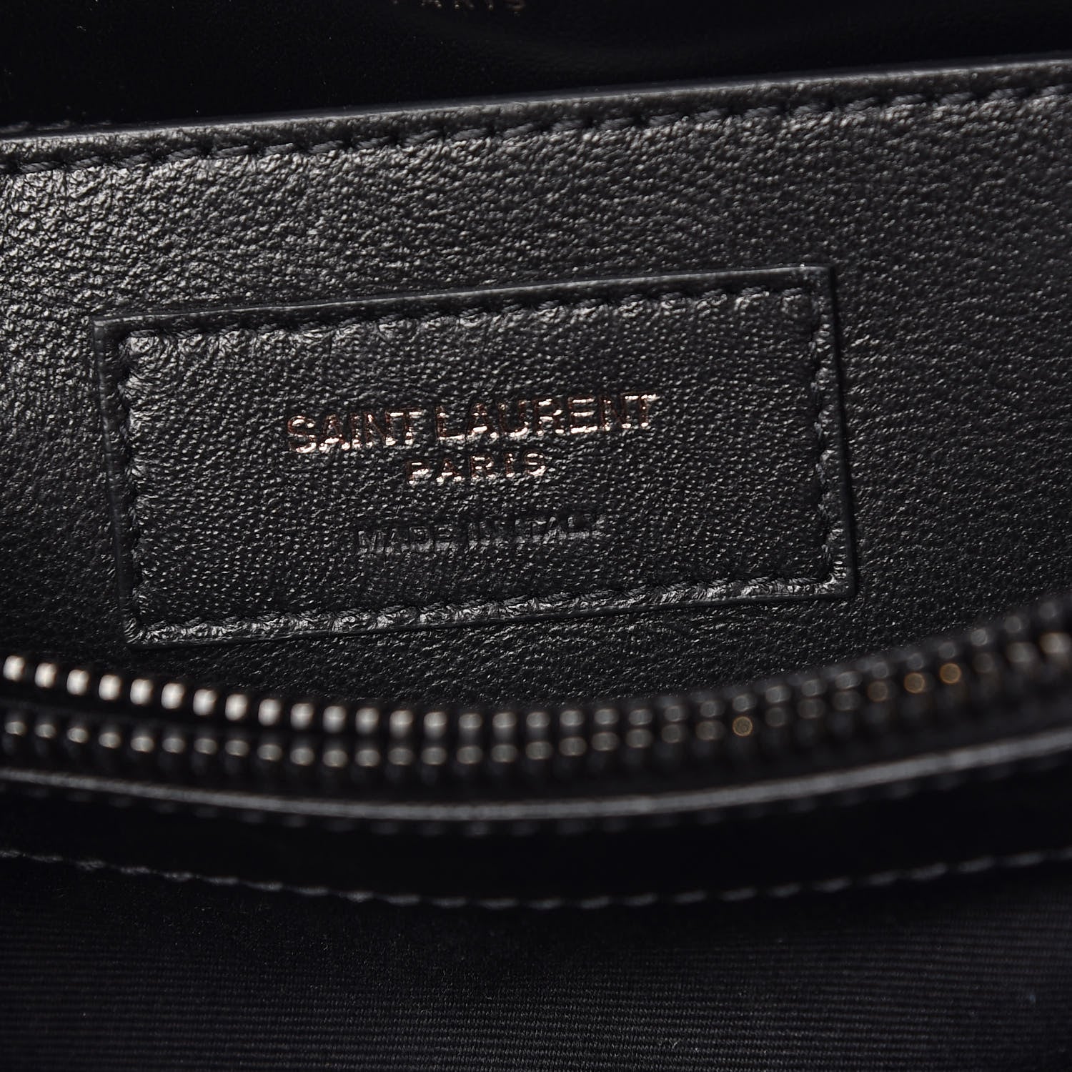 Saint Laurent Calfskin Y Quilted Monogram Small Loulou Chain Satchel Black 8 of 11