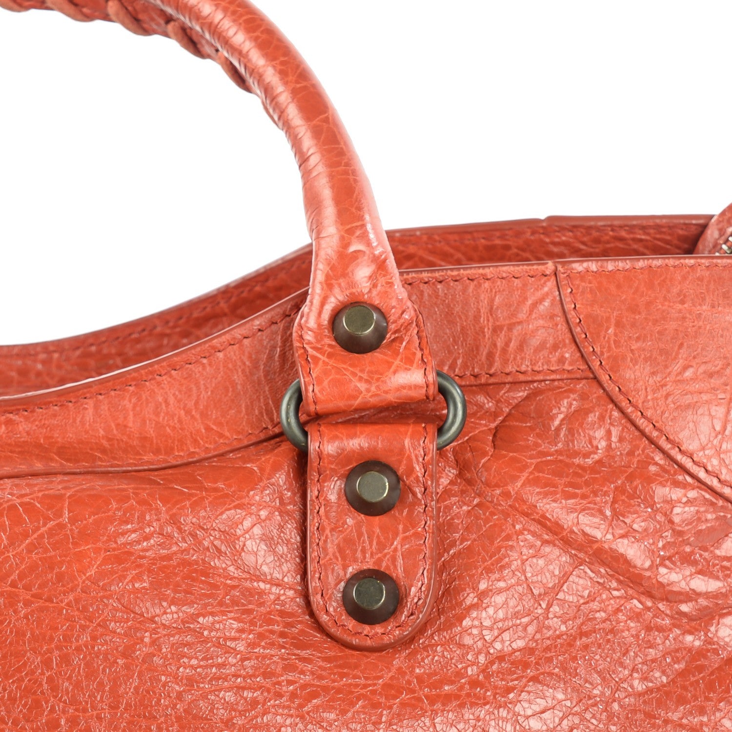 Balenciaga Agneau Classic Hardware City Rouge Ambre 2 of 13
