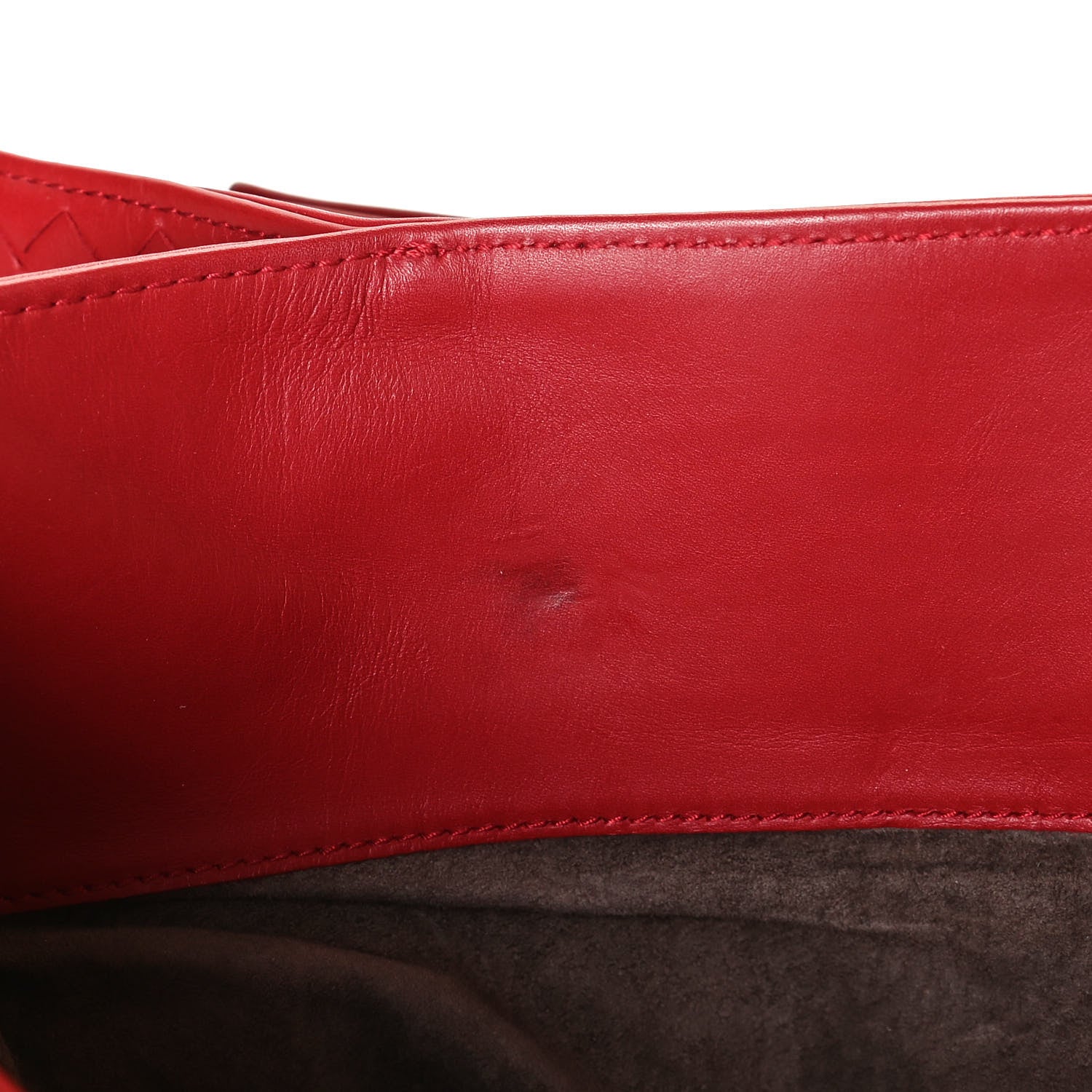 Bottega Veneta Nappa Intrecciato Medium Roma Tote Red 12 of 13