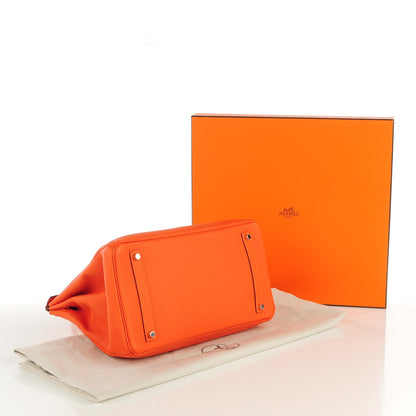 Hermes Togo Birkin 35 Feu Orange 4 of 22