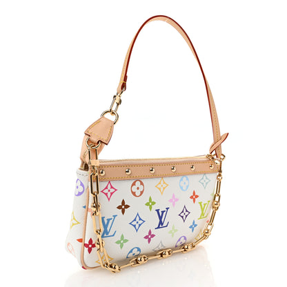 Louis Vuitton LV X TM Monogram Multicolor Pochette Accessories White 3 of 9