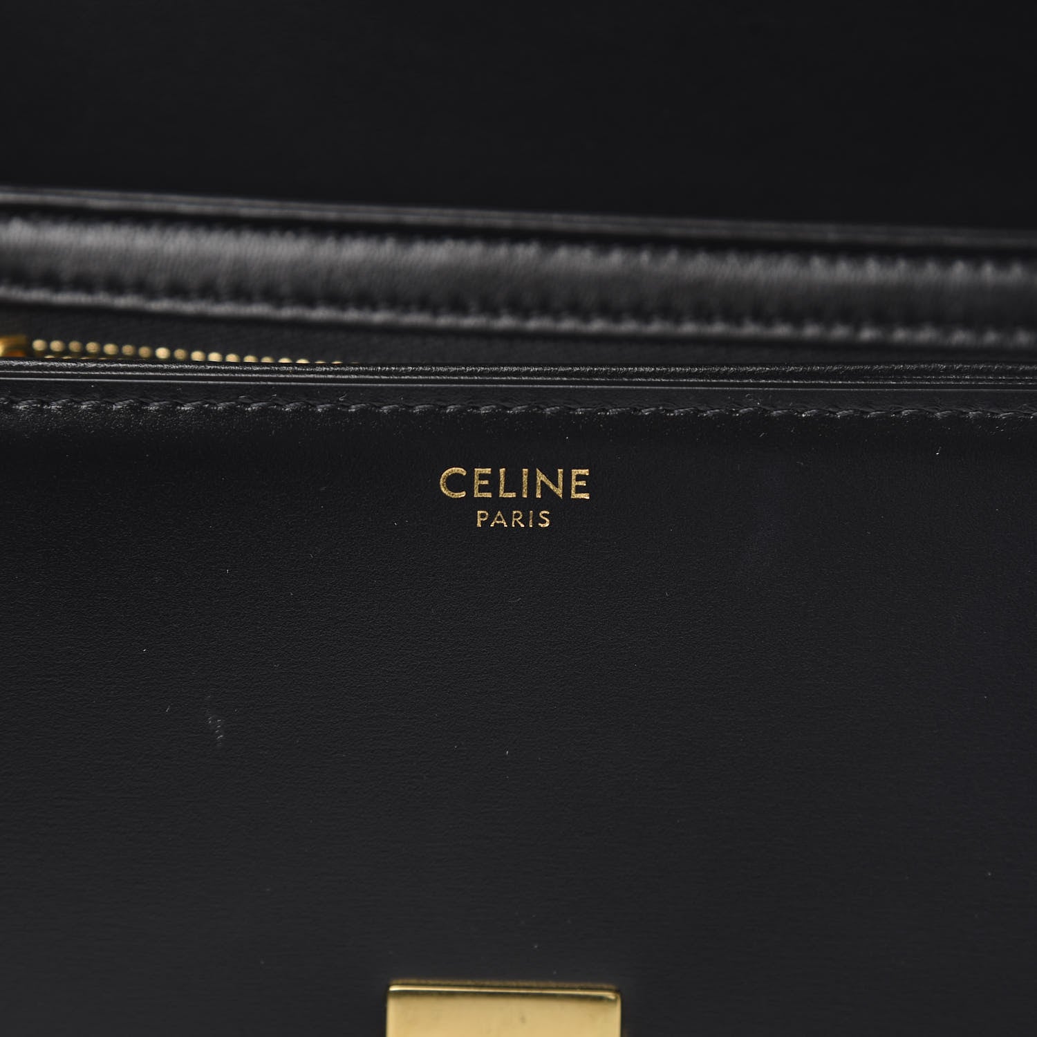 Celine Shiny Calfskin Nano Triomphe Black 6 of 13