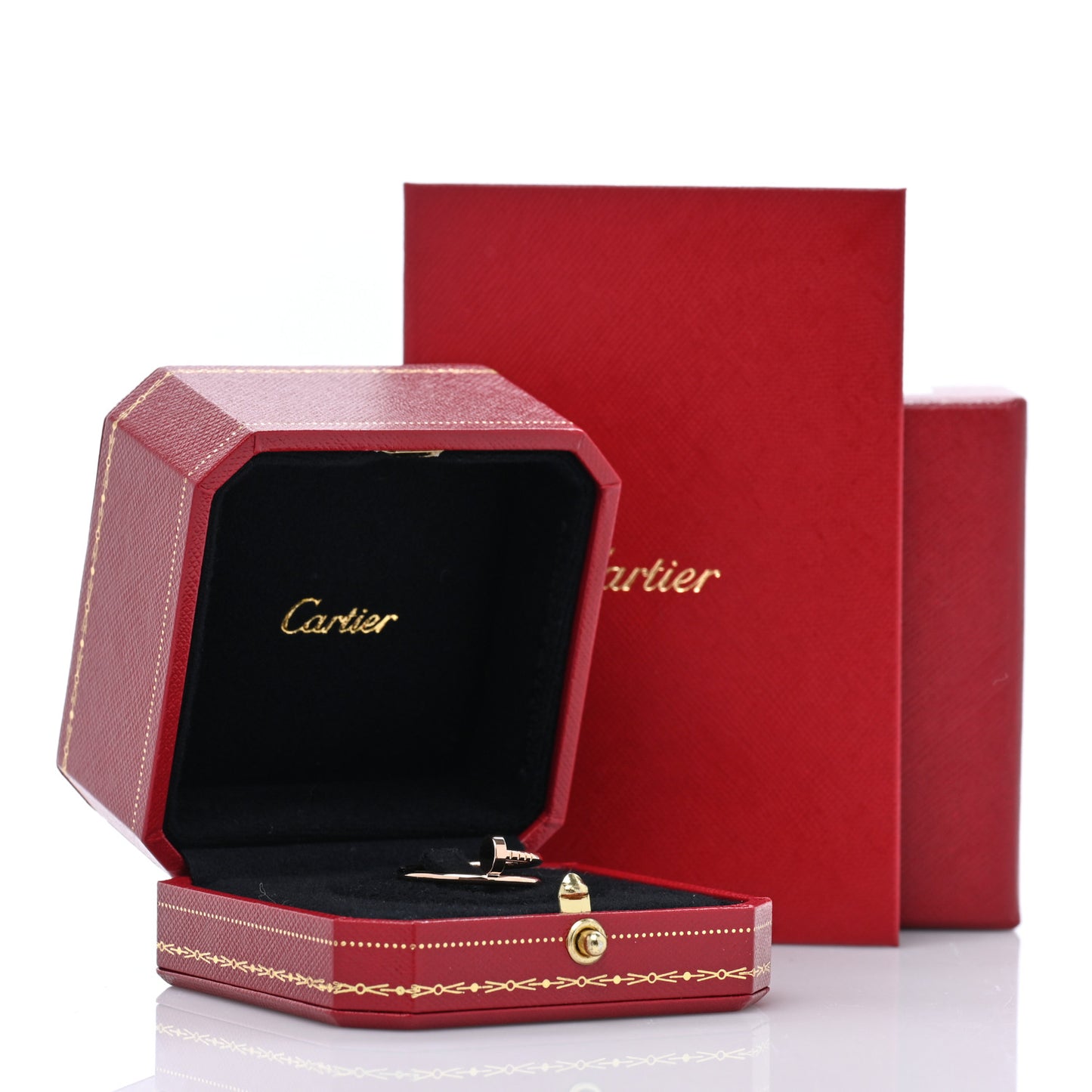 18K Pink Gold Small Juste Un Clou Ring 57 8