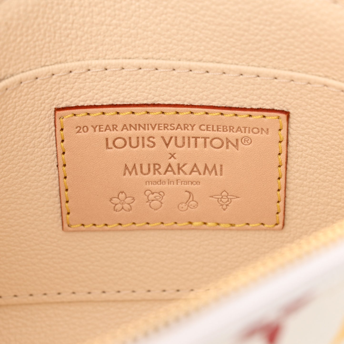 LV x TM Monogram Multicolor Cosmetic Pouch PM White