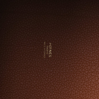 Hermes Taurillon Clemence Picotin Lock 22 MM Gold 6 of 11