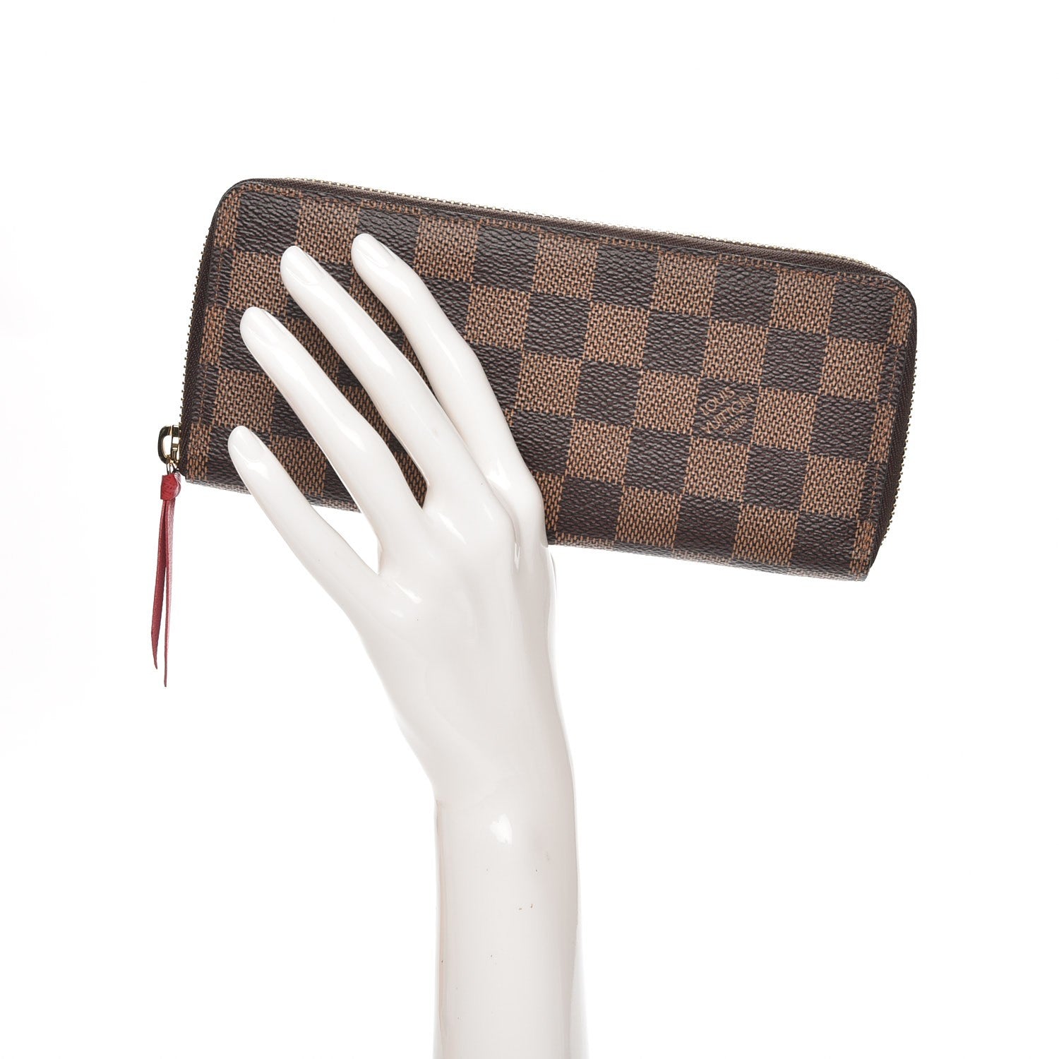 Louis Vuitton Damier Ebene Clemence Wallet 2 of 7