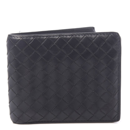 Bottega Veneta Nappa Intrecciato Bi-Fold Wallet Black 1 of 6