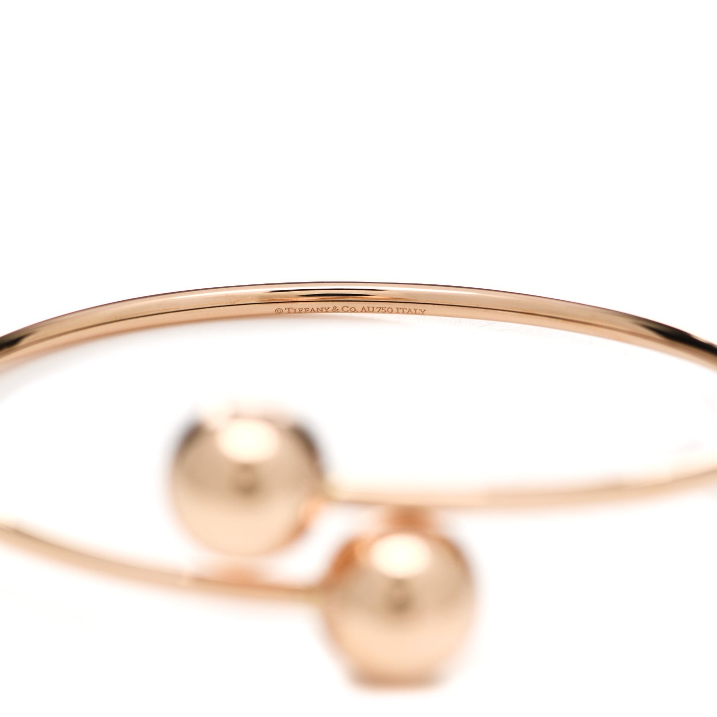 18K Rose Gold 11mm HardWear Ball Bypass Bracelet