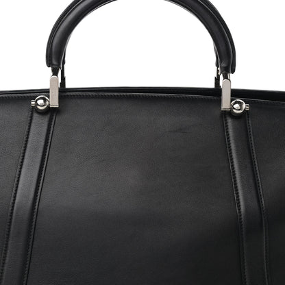 Moynat Calfskin Ballerine Tote Black 7 of 13