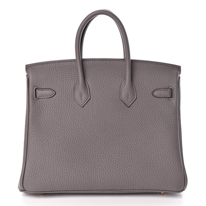 Hermes Togo Birkin 25 Etain 4 of 31