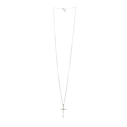 John Hardy Sterling Silver Bamboo Cross Pendant Necklace 3 of 6