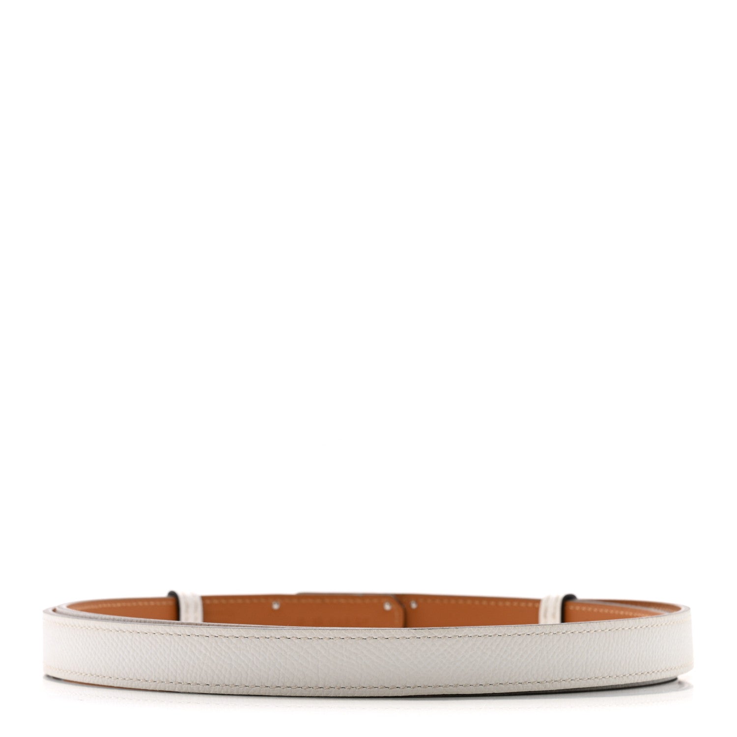 Hermes Epsom Kelly Belt White 2 of 5
