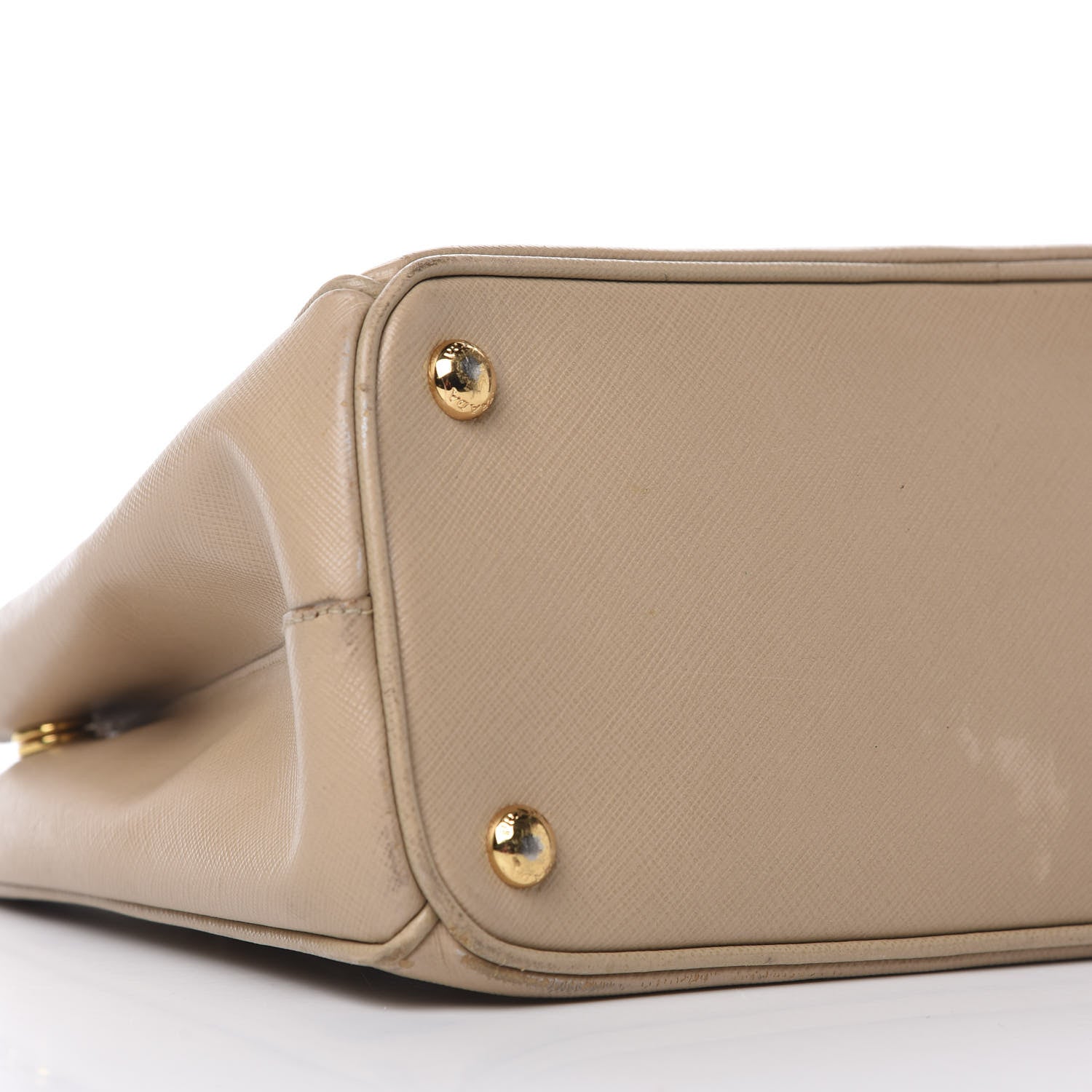 Prada Saffiano Small Galleria Double Zip Tote Sabbia 7 of 10