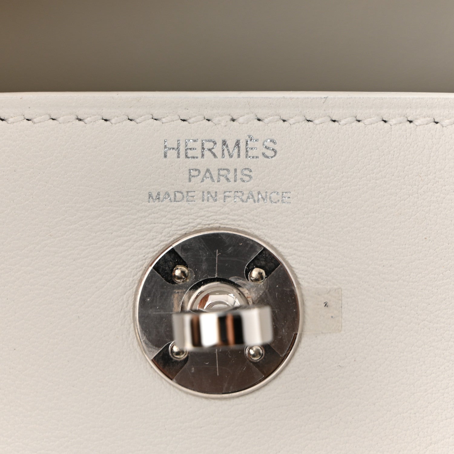 Hermes Swift Mini Lindy 20 White 6 of 10