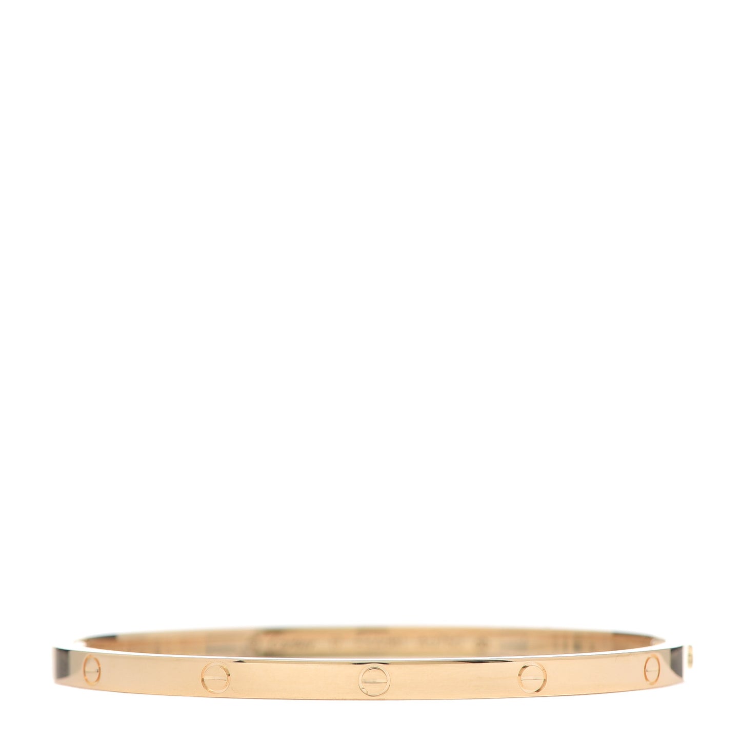 18K Yellow Gold Small LOVE Bracelet 17