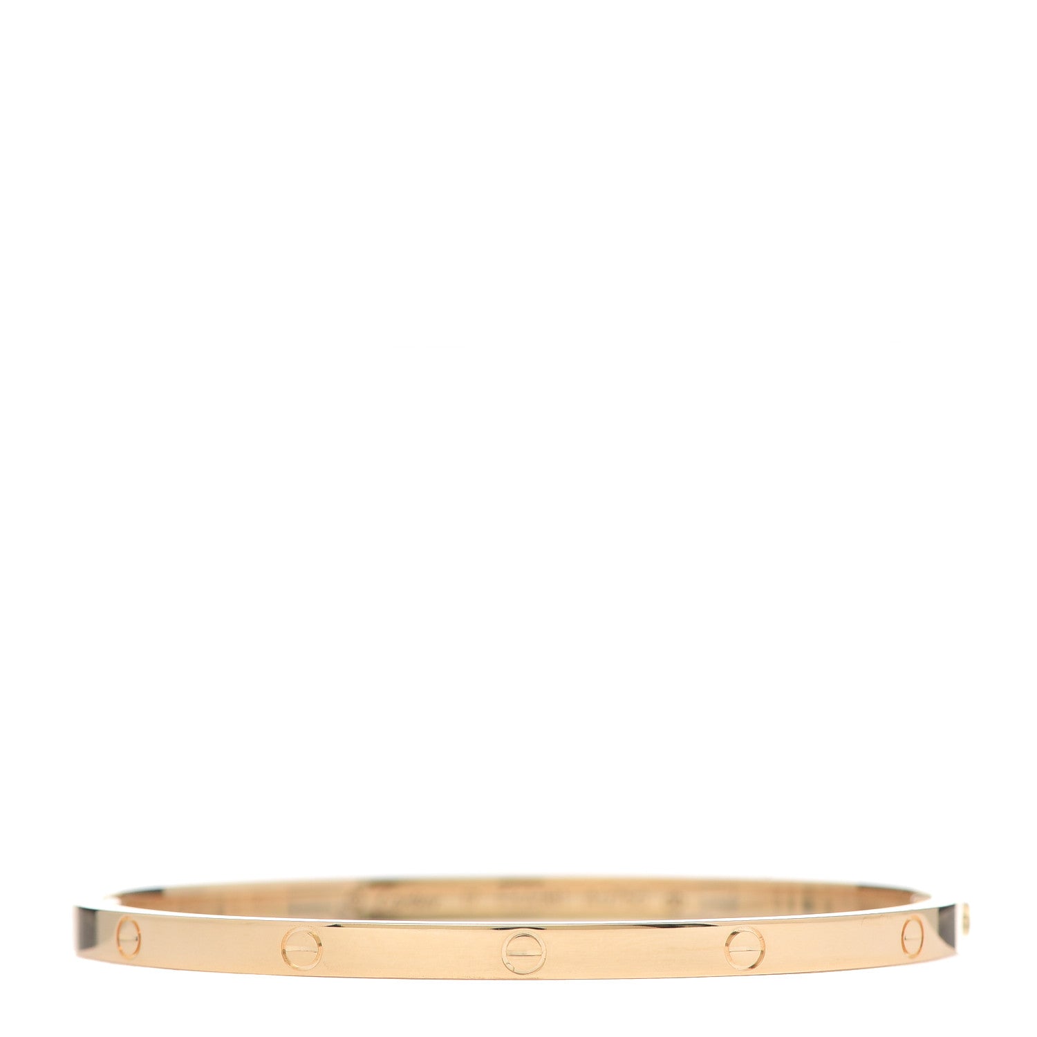 Cartier 18K Yellow Gold Small LOVE Bracelet 17 1 of 7