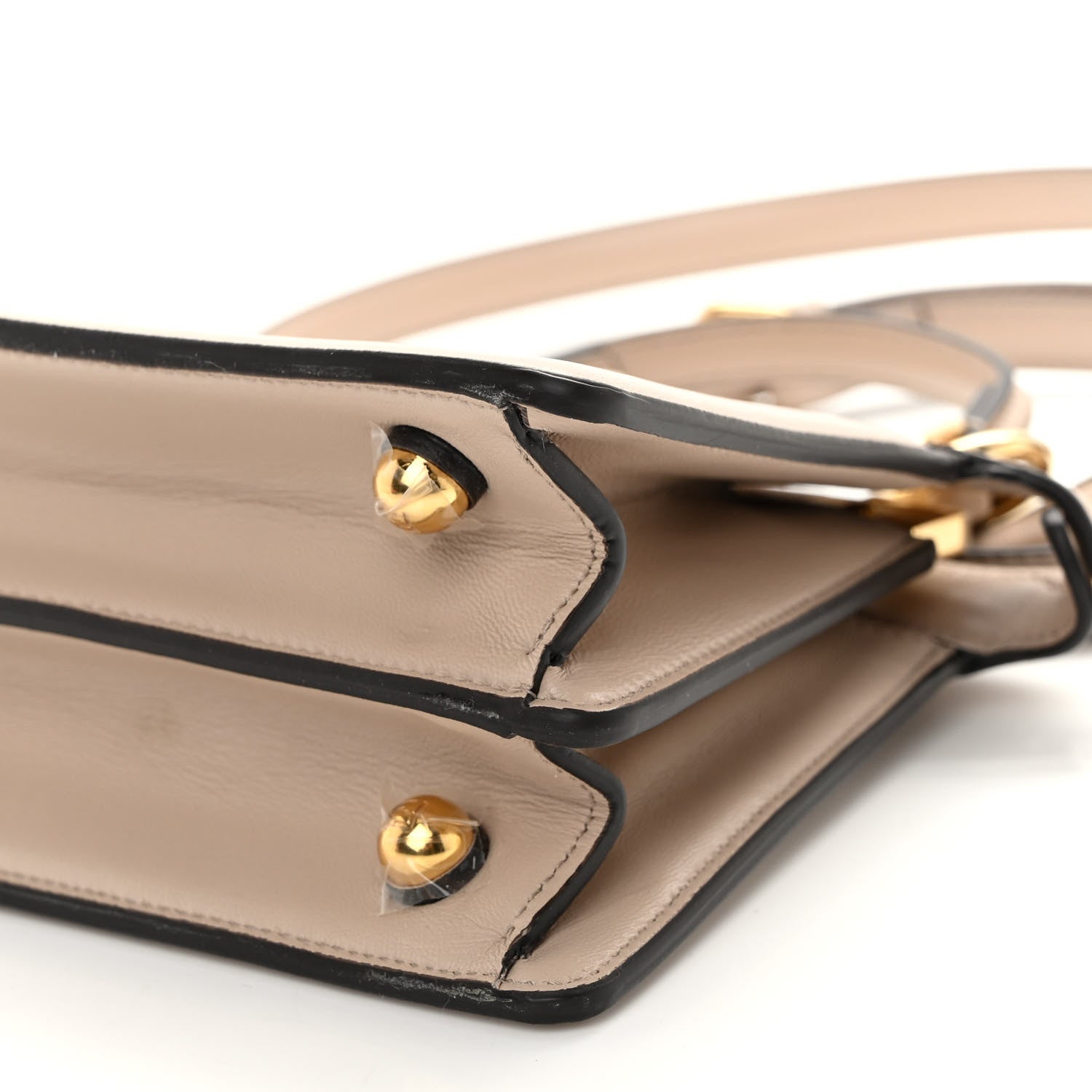 Fendi Shiny Nappa Petite Peekaboo I SEE U Satchel Nuvola 10 of 12
