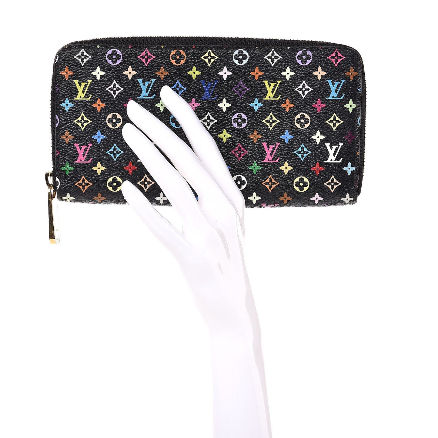 Monogram Multicolor Zippy Wallet Black Grenade