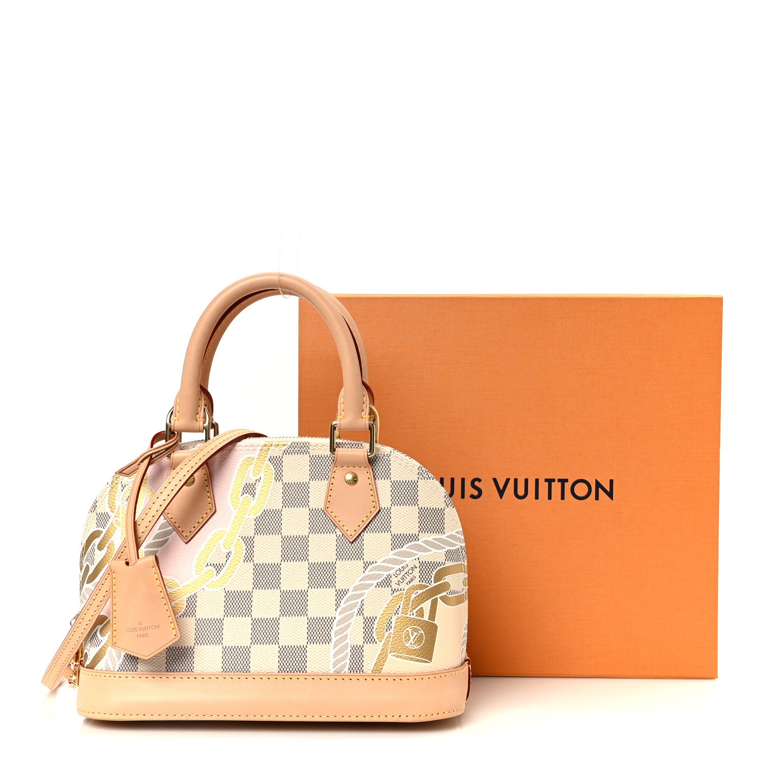 Louis Vuitton Damier Azur Nautical Alma BB 14 of 14