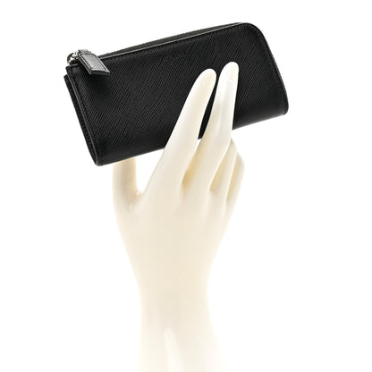 Prada Saffiano Key Holder Black 2 of 9