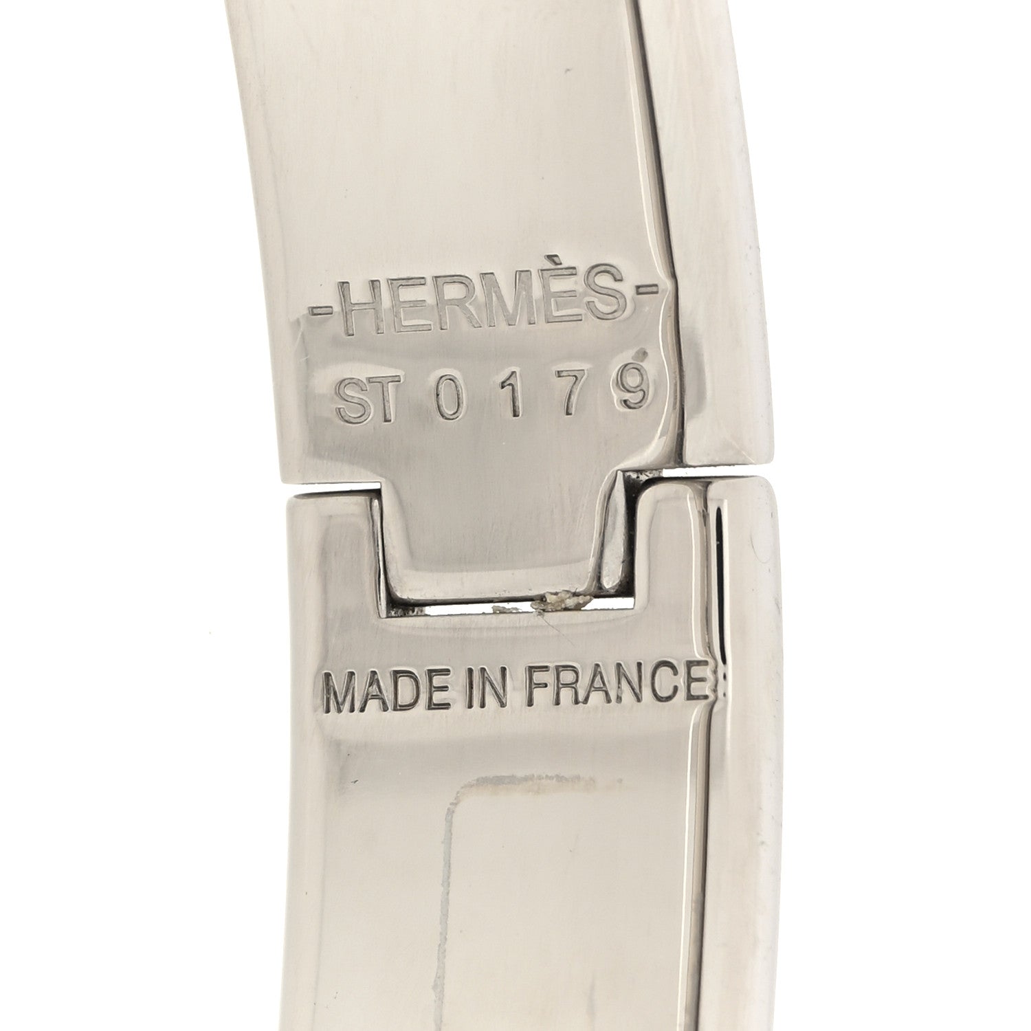 Hermes Enamel Narrow Clic Cadenas Bracelet PM Rose Dragee 4 of 5