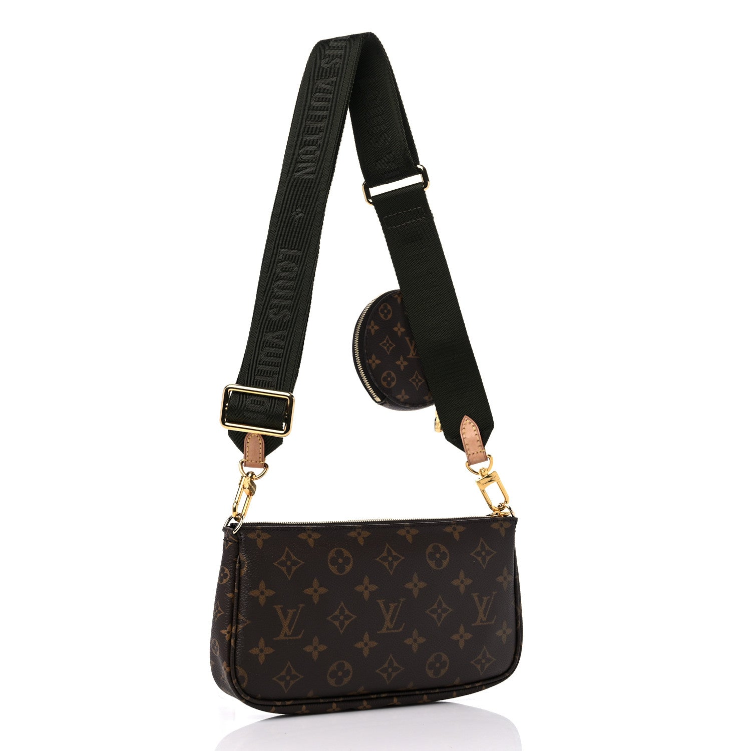 Louis Vuitton Monogram Multi Pochette Accessories Large Pochette Kaki 3 of 12