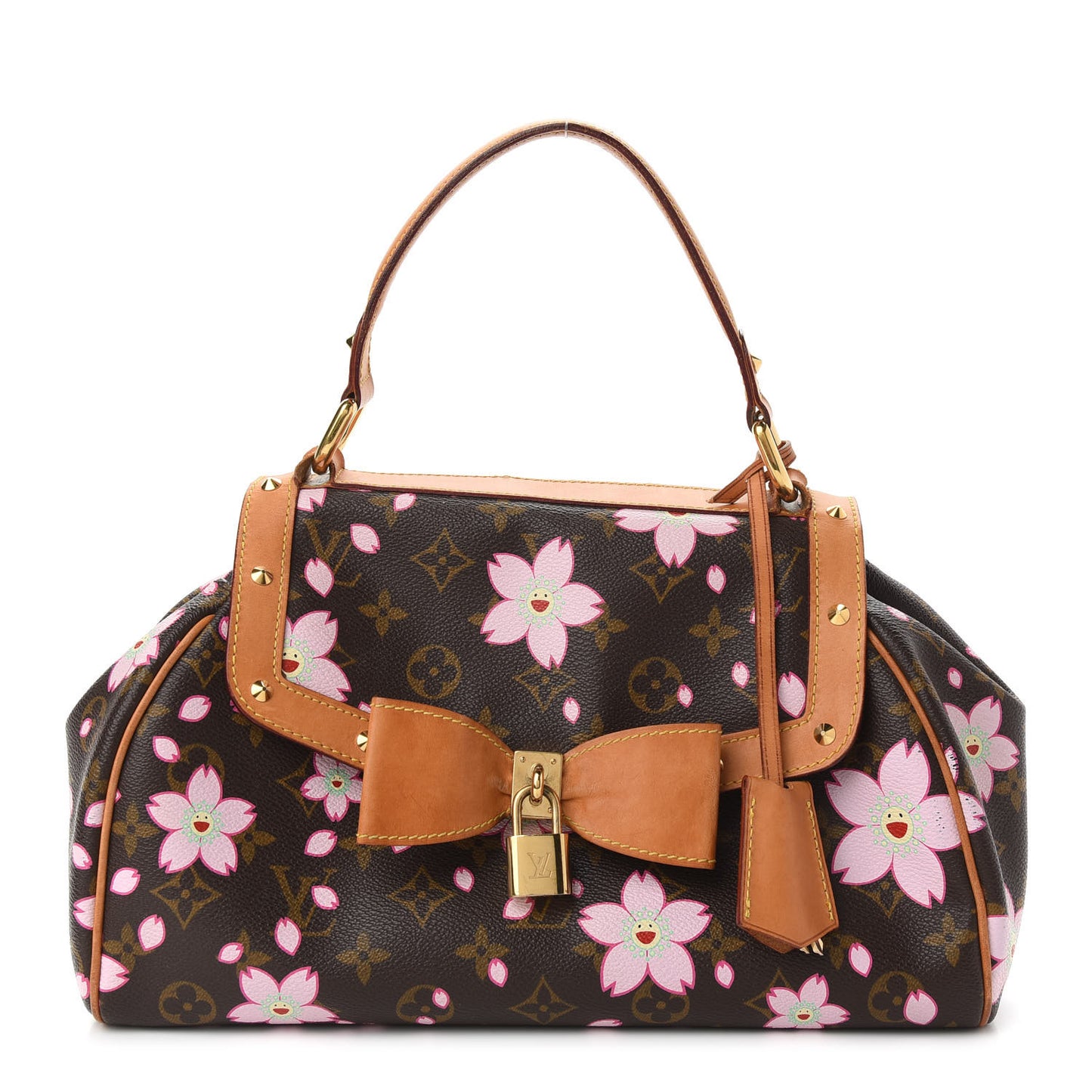 Monogram Cherry Blossom Sac Retro Bag Brown
