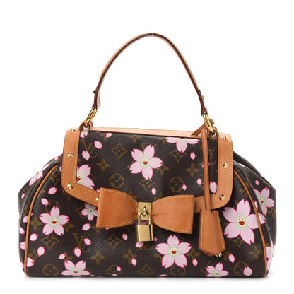 Louis Vuitton Monogram Cherry Blossom Sac Retro Bag Brown 1 of 14