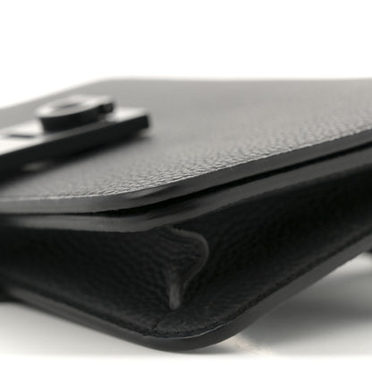 Salvatore Ferragamo Grained Calfskin Belt Bag Black 9 of 9