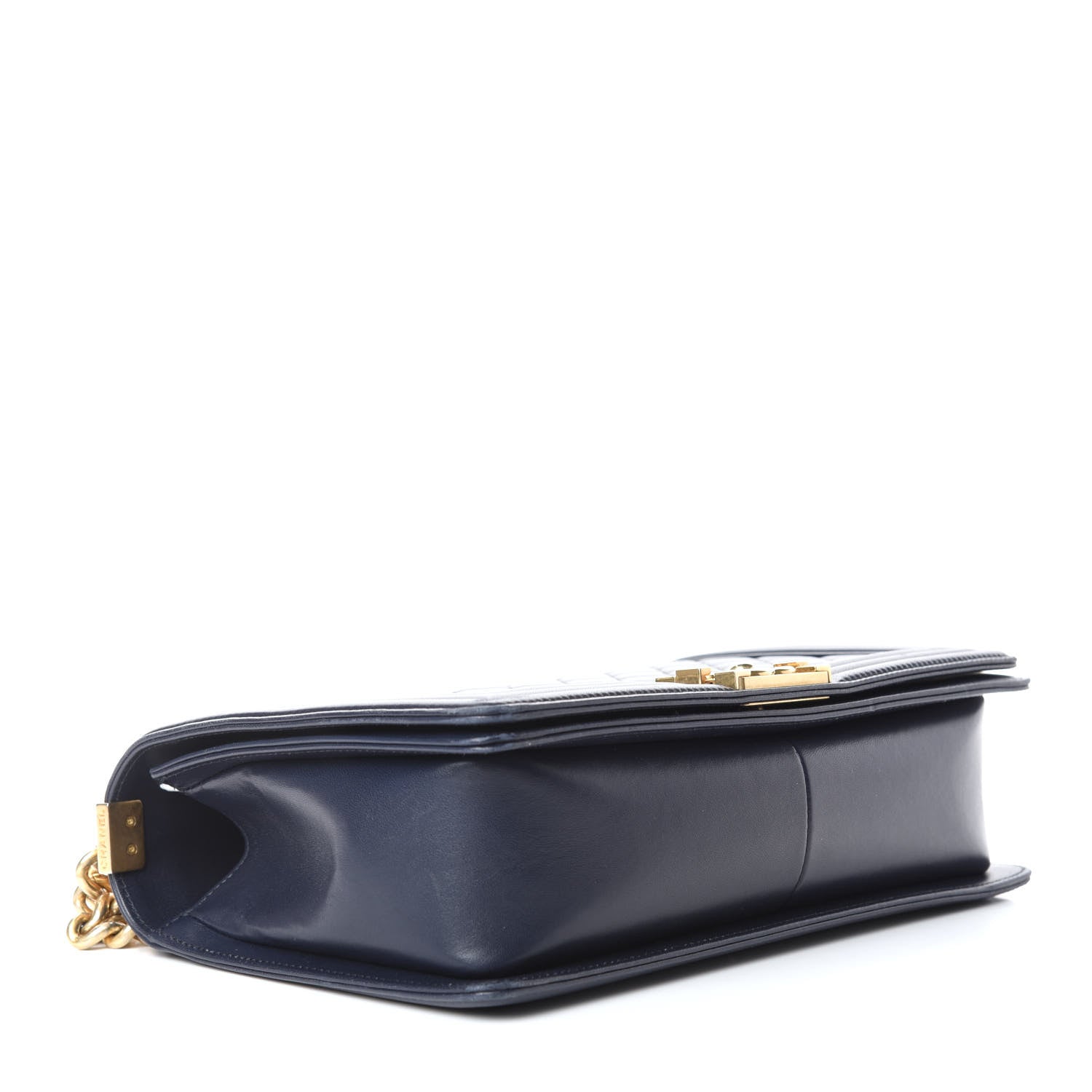 Chanel Lambskin Quilted New Medium Boy Flap Navy 4 of 9