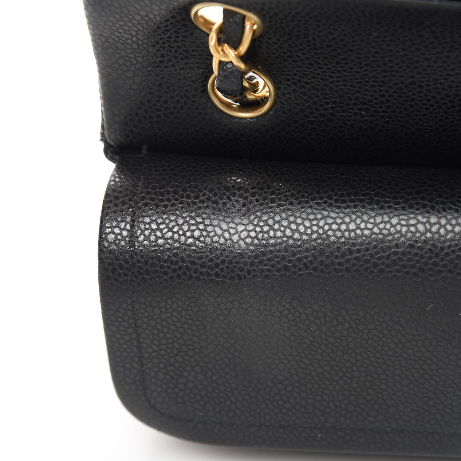 Chanel Caviar Quilted Medium Double Flap Black 13 of 14