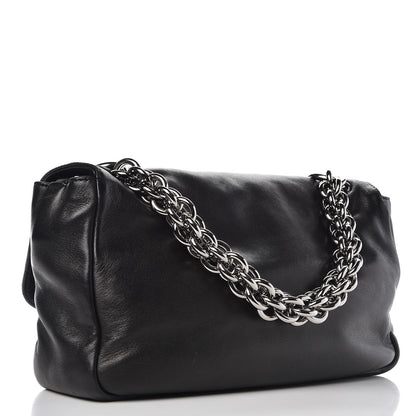 Chanel Lambskin Medium Soft and Chain Flap Black 3 of 9
