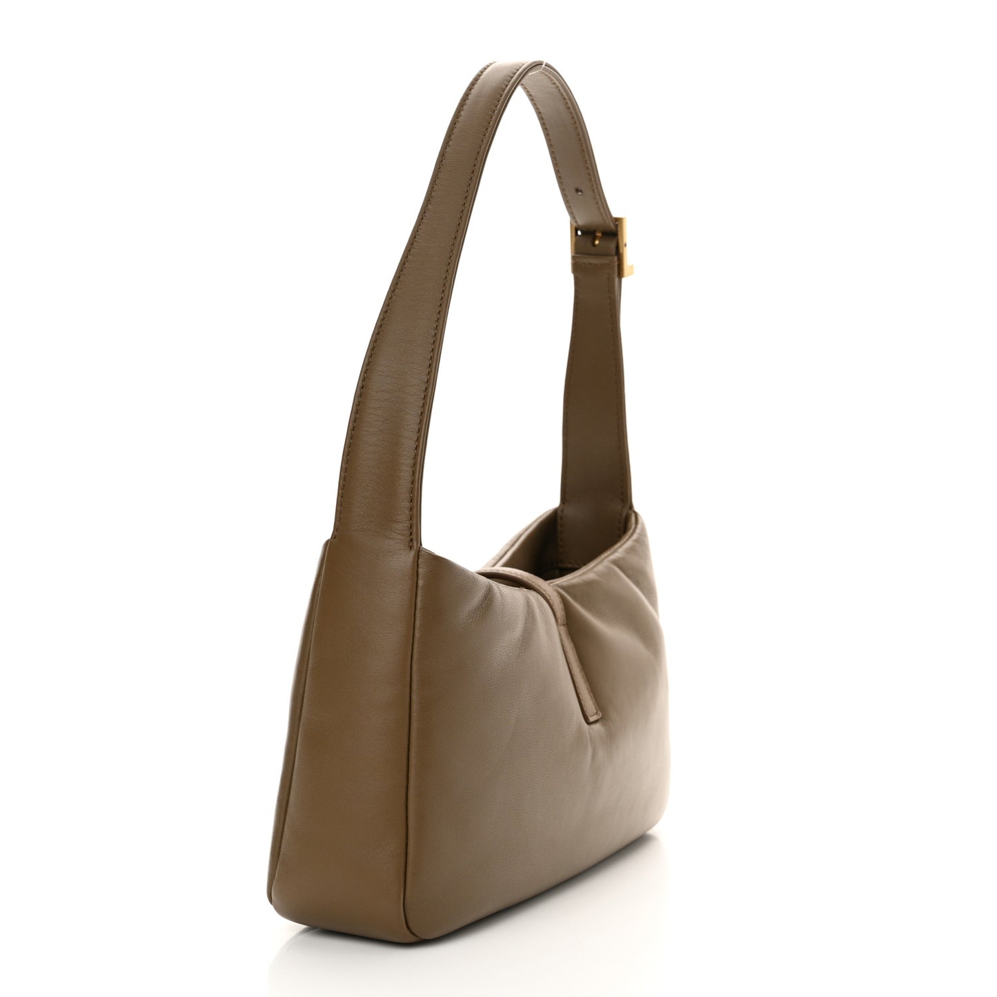 Padded Lambskin Le 5 A 7 Hobo Dark Peanut