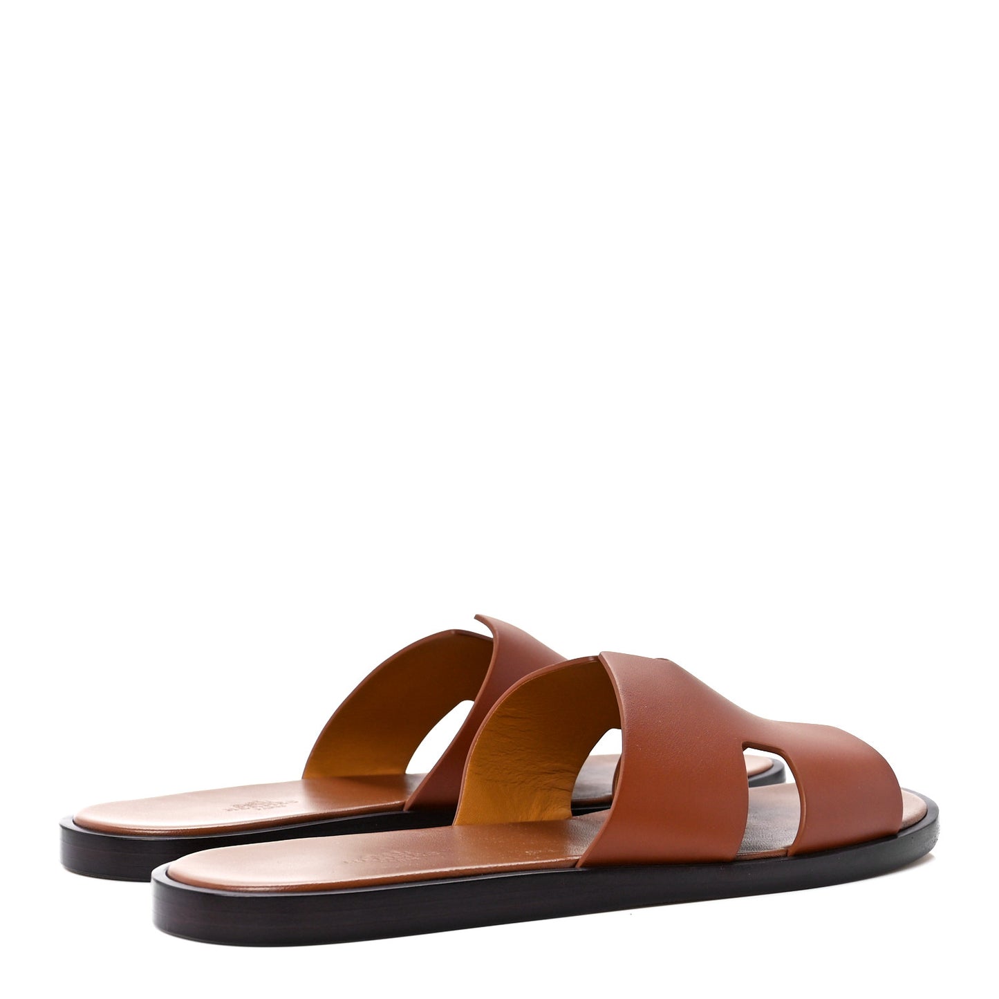 Calfskin Mens Izmir Sandals 42.5 Gold